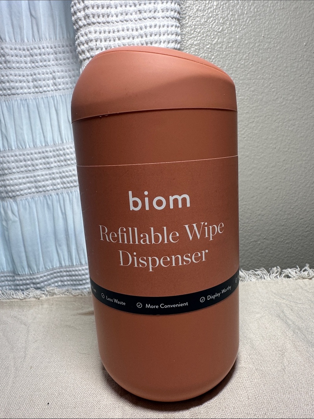 Refillable Wipe Dispenser by Biom. NWT